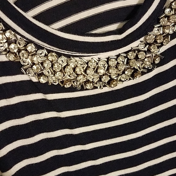 Cynthia Rowley Navy Striped Tank - Picture 3 of 6